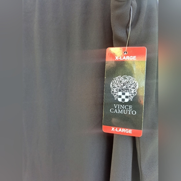 Vince Camuto Rich Black Maxi Pull On Skirt Size XL New - Picture 5 of 9